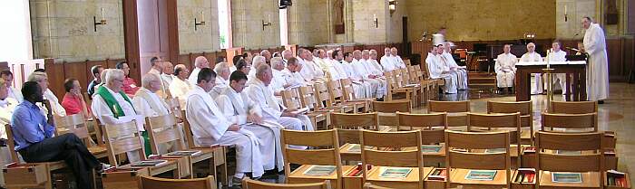 Priests at vespers